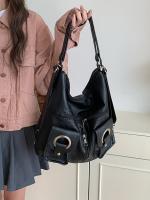 Bolso Tote con Bolsillo de Cremallera Estilo Coreano Sencillo Bolso de Hombro Grande para Mujeres - details 2
