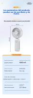 Ventilador de Refrigeración de Agua al Aire Libre Recargable USB Plegable de Mano - details 10