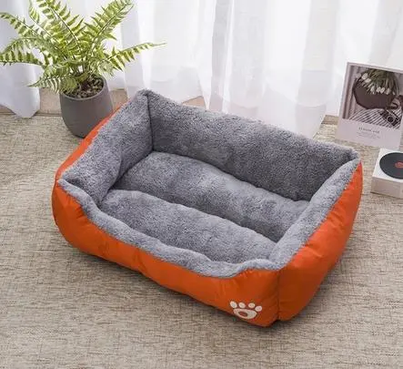 Cama grande para perros, casa para mascotas, sofá grueso, cojín para cachorro y gato - 1