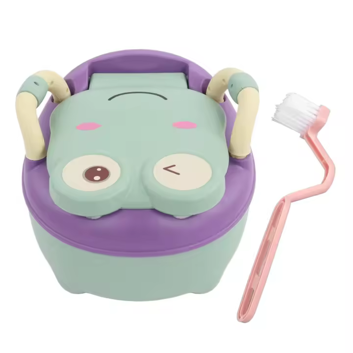 Inodoro Kid Potty Capacidad Grande de 6 Columnas Altura de 12cm Asiento de Entrenamiento Realista para Hogar Adecuado para Niños y Niñas Categoría Madre & Bebé - 1