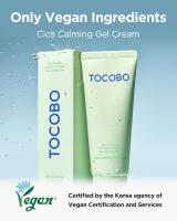 TOCOBO Cica Calming Cream Crema hidratante calmante vegana coreana con cica, ácido hialurónico y árbol de té: ligera y no pegajosa - details 6