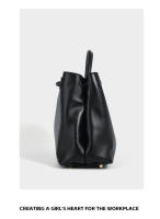 Bolso para mujer nuevo bolso de mano con lazo negro original bolso de mensajero portátil de gran capacidad para viajes diarios para mujer. - details 13