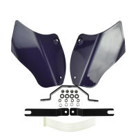 Deflector de aire reflectante ABS para motocicleta, protectores de sillín, Deflector de calor de aire para Harley Softail Fatboy FLSTF Deluxe FLSTN Slim FLS - details 0