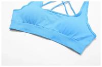 Conjunto de Yoga 2 Piezas Deporte para Mujeres Ropa de Gimnasio con Sujetador Deporte Mallas Cintura Alta Shorts Yoga Leggings Traje de Fitness Material Exterior de Nylon - details 33