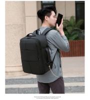 Mochila De Negocios Extensible de gran capacidad para hombre, morral multifunción de viaje con carga USB, impermeable, expandible, para ordenador - details 21