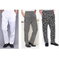 Hombres Stripe Plaid Chili Impreso Hotel Restaurante Cocina Chef Trabajo Pantalones Largos. - details 2
