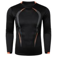 Ropa de entrenamiento físico de secado rápido de manga larga para hombre de otoño, camiseta deportiva ligera y transpirable para exteriores para hombre - details 1