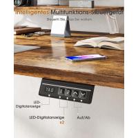 Escritorio de Pié Ajustable en Altura 120x60cm Monitoreo Incluido Armario de Almacenamiento para Hogar y Oficina - details 39