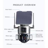 Cámara Solar de Dual 4k Inalámbrica Zoom Optimal 10X Surveillance Eficiente en Energía Solar - details 7