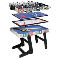 Mesa de Juegos 4 en 1 Plegable Fútbol, Tenis de Mesa, Billar, Hockey Adecuada para Diversión Familiar para Adultos y Niños - details 1