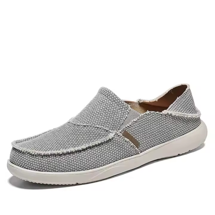 Nuevo mocasín de alta calidad para hombre talla 47, zapatos casuales de lona, ​​productos más vendidos a precios bajos - 1