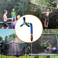Aspersor de trampolín giratorio de 360 ​​grados, riego automático en espiral, aspersor de ducha para mascotas, boquilla de riego de jardín ajustable - details 2
