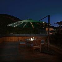 Luz LED para sombrilla de jardín, cadena de luces impermeable IP67 con Sensor de Control, Lámpara decorativa para exteriores, 104 - details 6