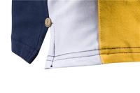 polos hombre manga corta ropa hombre 100% algodón insignia bordado Polo para hombres de manga corta Patchwork Polos de hombre calidad verano marca hombres ropa - details 10