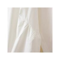 Tops de algodón con cuello levantado para mujer, blusas holgadas de manga larga con dobladillo bordado, ropa curva, talla grande, 4XL, primavera - details 12
