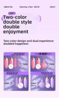 Peach doble bala saltando huevo adulto juguete masturbador sexo vibrador control remoto clitoris estimulación - details 5