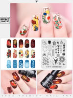 Placas de Sello para Arte de Uñas KADS Templates de Imagen Adecuadas para Salones de Belleza en Casa con Diseños de Flores Animales Corazón Estrella - details 11