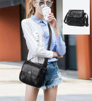 Bolso bandolera pequeño negro para mujer, bolso cruzado de cuero PU suave lavado, bolsos femeninos - details 1
