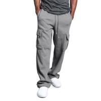 Pantalones cargo informales para hombre, pantalones con múltiples bolsillos a la moda, pantalones para hombre - details 5