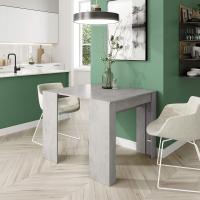 Mesa de Comedor Extensible Acabado en Gris Cemento Ideal para Sala de Estar o Cocina - details 7