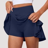 Verano Mujer Sprints tenis baile Fitness faldas cortas juvenil secado rápido sólido forro femenino cintura alta Mini faldas pantalones cortos - details 31