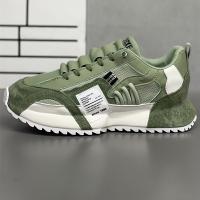 Zapatos cómodos de plataforma de moda para caminar al aire libre, trotar, acampar, zapatillas de deporte con cordones para hombres para todas las estaciones - details 2