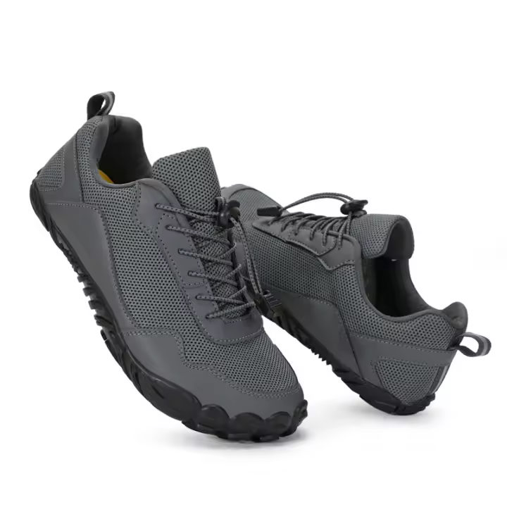 Zapatos de senderismo de malla para hombre, talla grande, suela antideslizante - 1