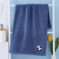 Toalla facial de algodón con bordado de Panda para adultos, toallas de ducha de mano pura absorbente, limpieza de cabello, baño, hogar y Hotel - details 3