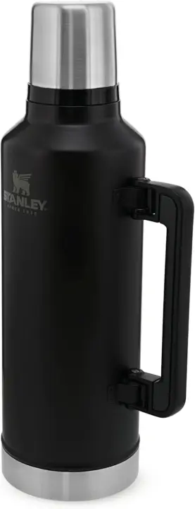 Botella Térmica Clásica Legendaria 1.4L - Mantiene Frío o Calor 40 Horas - Termo Café - Cantimplora Acero Inoxidable - Sin BPA - Apto Para Lavavajillas - Hammertone Green - 1