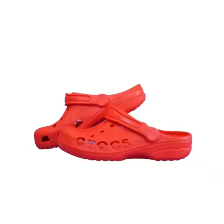 Verano Cueva Zapatos Zuecos Zapatillas Ocio de los hombres y las mujeres Cómodo y transpirable Sandalias con punta envolvente Diapositivas Zapatos de playa al aire libre - 1