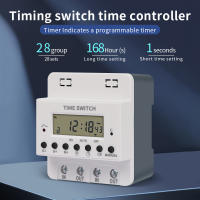Temporizador Digital de 220V, 50Hz, 60A, relé programable diario y semanal, temporizador electrónico de Riel Din, controlador de tiempo - details 2