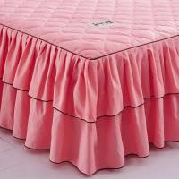 Funda de colchón de lujo para pareja, colcha de falda con volantes, elástica, ajustada, individual y doble, sábana para 2 personas, 150, 180x200 - details 2