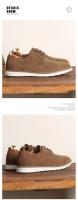 Parte superior de zapato de PU con rejilla de bloque con cordones informales para hombre, zapatos formales para hombre, zapatos de vestir de oficina para fiesta de boda - details 4