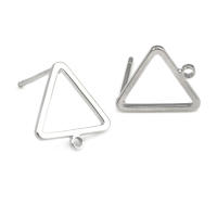 Pendientes de Stud de Metal de Alta Calidad Diseño de Círculo Redondo Irregular Ovalado - details 28