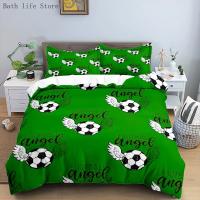 Juego de Ropa de Cama con Diseño de Fútbol 3D Funda de Edredón Cabezas y Cojines Para Decoración de Habitación Regalo para Niños Tamaño Twin Queen King - details 2