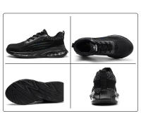Los hombres de moda zapatos deportivos anti-smash anti-perforación flyknit ligero cómodo colchón de aire de amortiguación de choque zapatos deportivos zapatos para correr - details 13