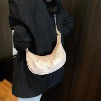 Bolso cruzado plisado de estilo coreano, bolso ligero de Color sólido de PU, bolso de mano de cuero suave, bolso de hombro para mujer - details 16