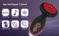 Leten 360 °   Vibrador de Control inalámbrico de rotación, aplicación Bluetooth, tapón Anal, masajeador de próstata para hombres, mujeres, culo, Anal, Juguetes sexuales para adultos, parejas - details 2
