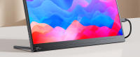 UPERFECT Monitor portátil de 15,6 pulgadas, 1080P 72% NTSC 100% sRGB USB C HDMI Monitor de viaje para computadora portátil, segundo monitor externo de computadora - details 1