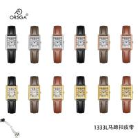 Reloj de cuarzo casual con pulsera cuadrada para mujer - details 12