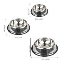 Tazón de Mascotas de Acero Inoxidable A Prueba de Resbalones, Anti-Alimentos, Disco de Agua para Perros Suministros para Mascotas - details 17