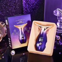 Dispositivo de Lifting Facial RF para cuello, cara, ojo, masaje Facial, adelgazamiento, EMS, belleza, máquina de estiramiento de la piel, antienvejecimiento, Reduce la papada Doble - details 7