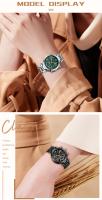 Reloj de moda inspirado en la dopamina para mujer, reloj de cuarzo luminoso, banda de acero inoxidable, resistente al agua, regalo de moda para ella - details 10