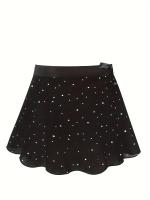 Falda Tutú de Ballet para Niñas con Lentejuelas - Vestido de Baile de Princesa para Entrenamiento y Actuaciones, Poliéster Transpirable, Tela No Elástica - details 3