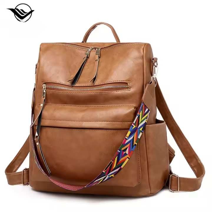 Zhenli-Bolso de hombro Retro para mujer, mochila de gran capacidad, diseño de nicho, venta al por mayor - 1