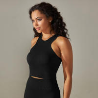 Hamidou-Sujetador deportivo Push Up para mujer, sostén de Fitness a prueba de golpes, para Yoga, correr, chaleco Sexy - details 3