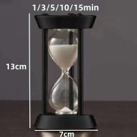 Reloj de Horas de Vidrio Hecho a Mano Retro Europeo Temporizador Clásico de Metal con Arena Creativa Decoración de Escritorio Regalo - details 3