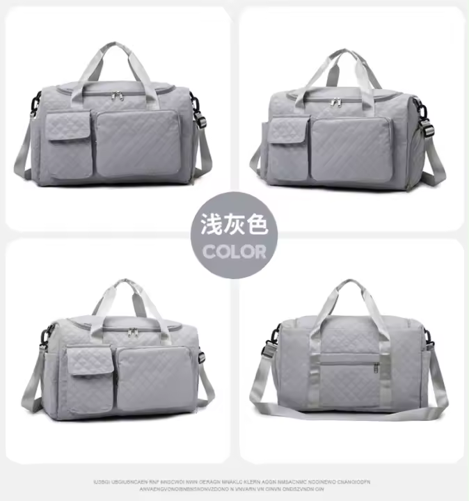 Bolsa deportiva plegable de gran capacidad para fin de semana Fiess para hombres y mujeres - 1