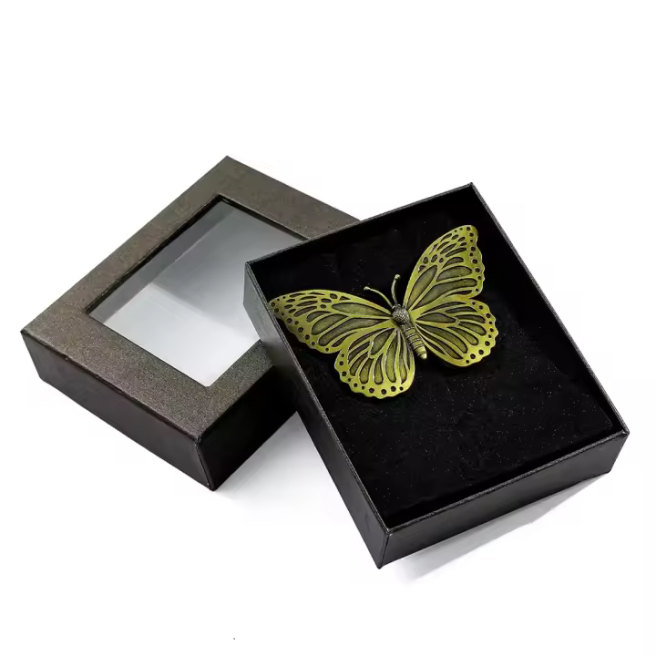 Marcapáginas de mariposa y libélula para estudiantes, Clip de libro Vintage de lectura de Metal bronce, marcapáginas de insectos exquisitos para amantes de los libros - 1