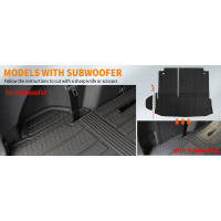 Alfombrillas de Piso Bomely Compatibles con Toyota Cargo Liner Cubierta Trasera de Asiento de Alta Capacidad 7 Plazas Accesorios de Highlander Híbrido 2024 - details 5